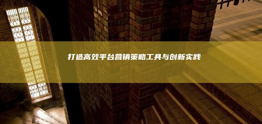 打造高效平台营销：策略、工具与创新实践